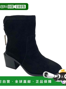 自营Vince Camuto Boots Kortimy Black Suede Pointed Toe Block