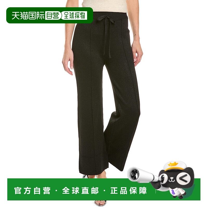 自营Nanette Nanette Lepore针织长裤-黑色 美国奥莱直发休闲裤
