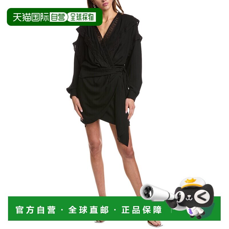 自营 IRO Elyn迷你连衣裙-黑色性感 美国直发奥莱