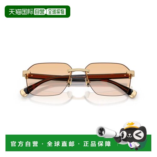 自营brunello cucinelli0bc1011t Titanium Sunglasses with Gold