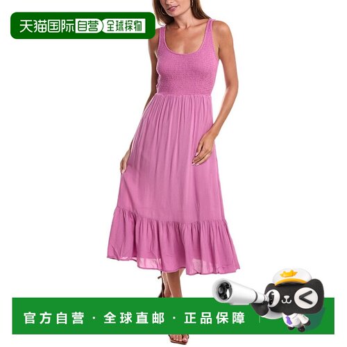 自营Saltwater Luxe Twisted Midi Dress - purple 美国奥莱直发