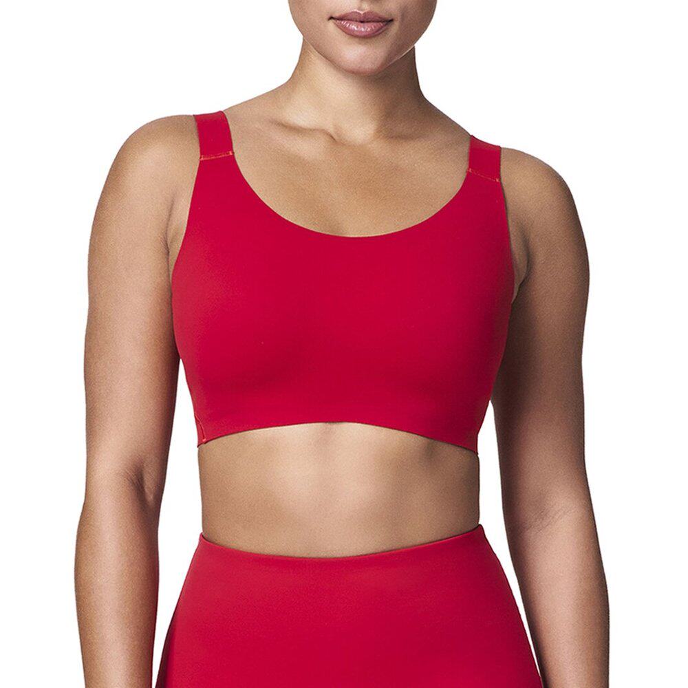 自营SPANX High Impact Sports Bra - red 美国奥莱直发瑜伽内衣