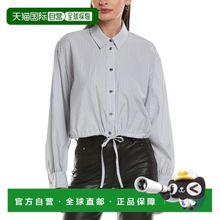 Georgie Stripe Poplin 自营rag grey bone Shirt 美国奥莱直