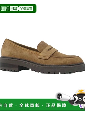 自营Kenneth Cole New York Fatima Suede Flat - brown 美国奥莱