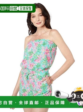 自营Lilly Pulitzer Jace Romper Women  Multi Drawstring Waist