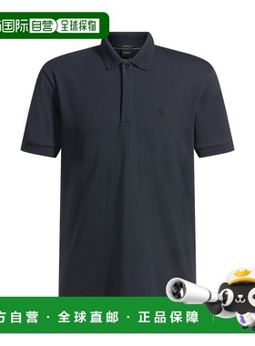 自营 bossPaddy 凉爽棉质 Polo 衫 - 深蓝色 美国奥莱直发