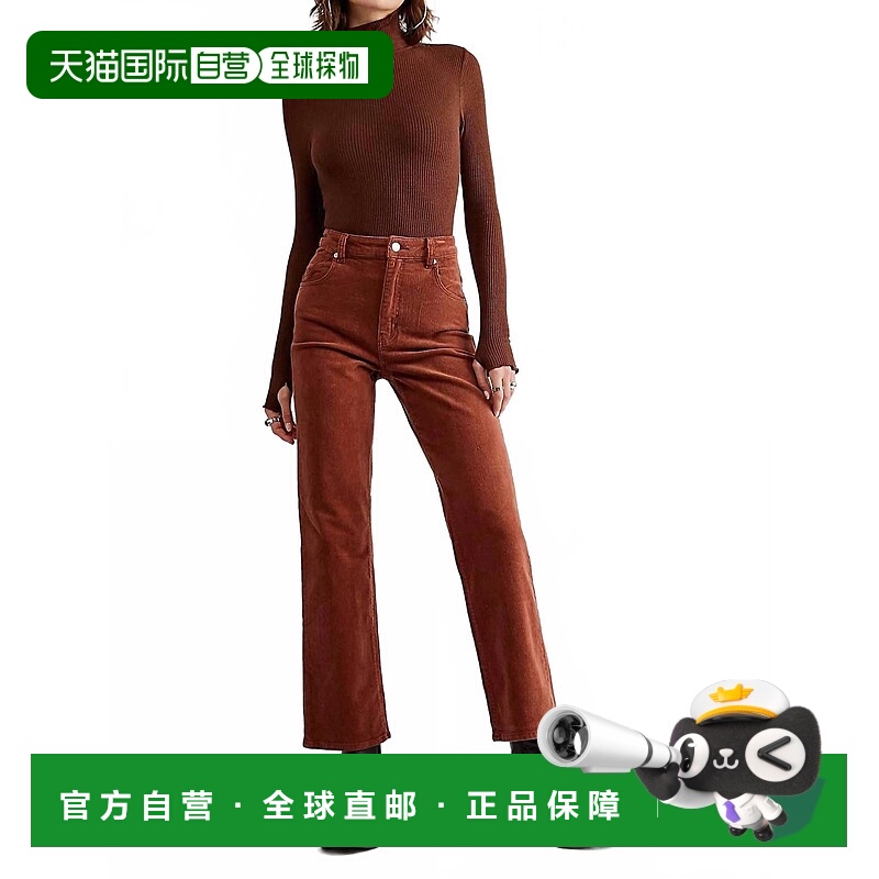 自营rolla's栗色原装直筒裤 美国奥莱直发