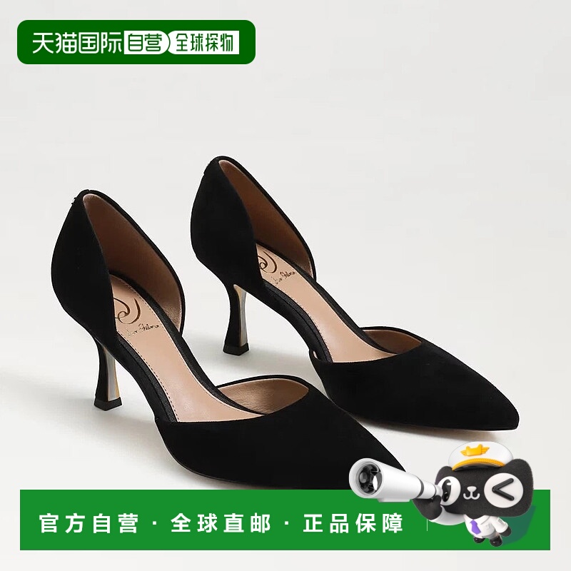 自营Sam Edelman Victoria Pumps Women's US Black Suede Slip O