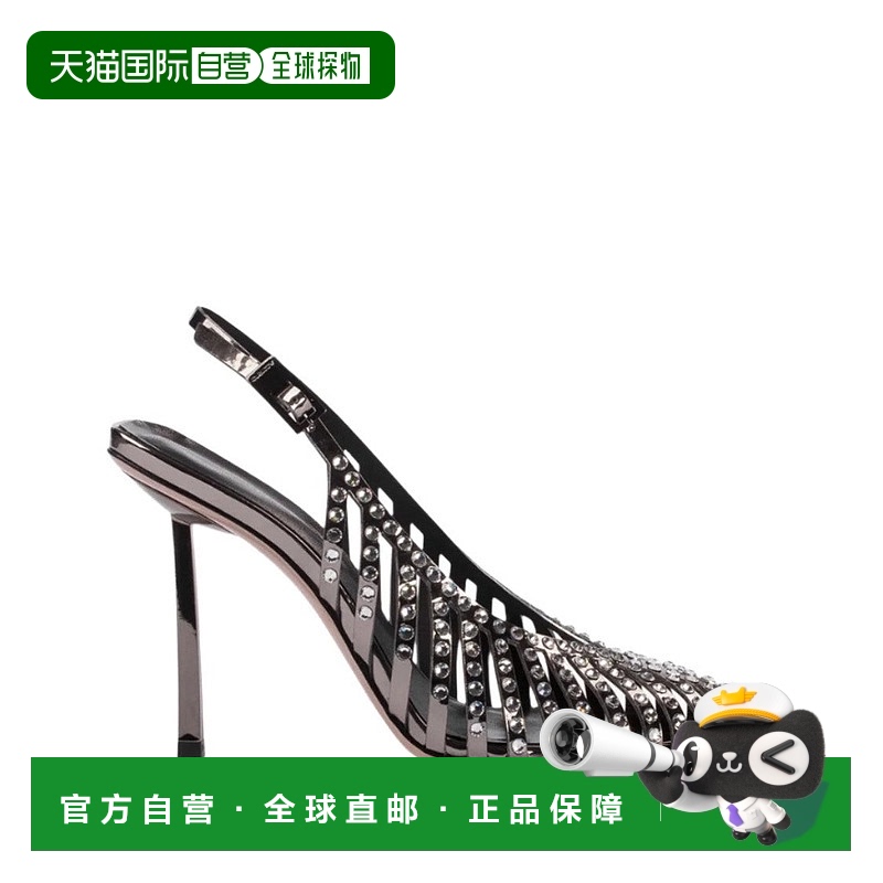 自营 le silla笼式吊带90-灰色 美国奥莱直发高跟鞋
