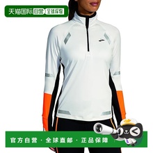 1h可退 香港直邮潮奢 Brooks 女士 Visible 2.0 跑步半拉链夹克