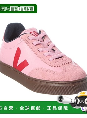 自营VEJA Small Volley O.T. Leather Sneaker - pink 美国奥莱直
