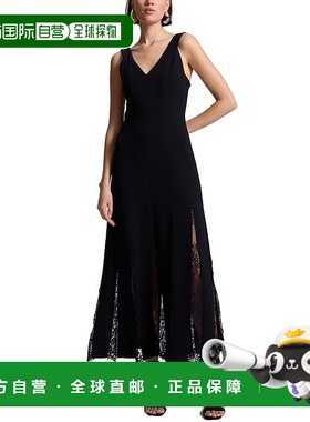 自营 A.L.C.埃米连衣裙-黑色长裙 美国直发奥莱