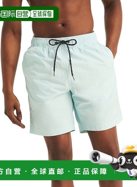 自营Nautica Swim Trunks Men's  Reel Aqua Quick Dry Drawstrin