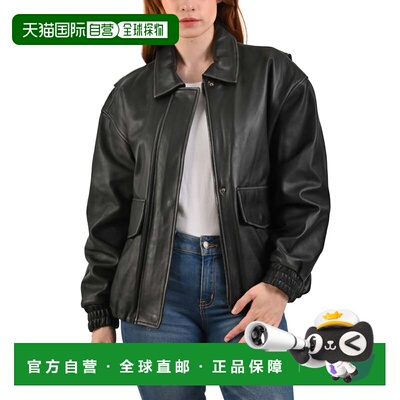 自营FRYE Women´s Lamb leather Jacket - black 美国奥莱直发
