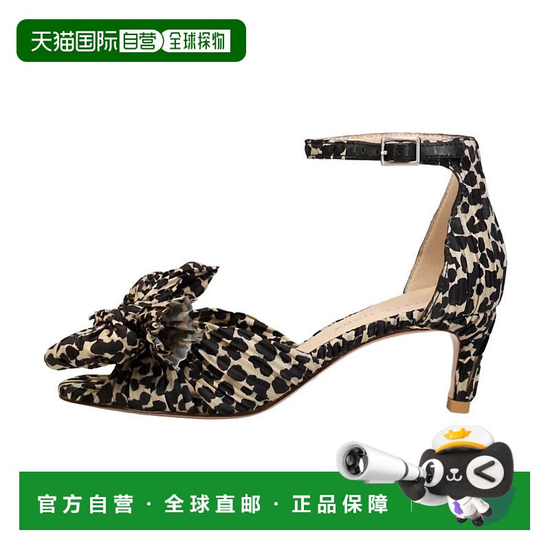 自营pelle modaWomen's Utika Low Heels In Tan Leopard - tan l