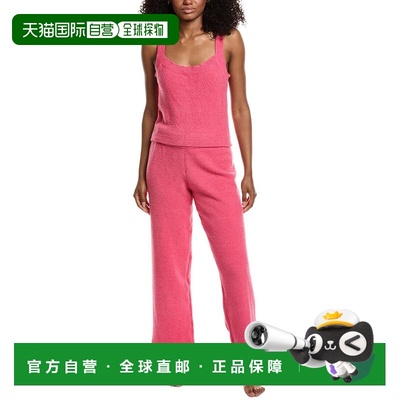 自营Sanctuary 2pc Crop Tank & Pant Pajama Set - pink 美国奥