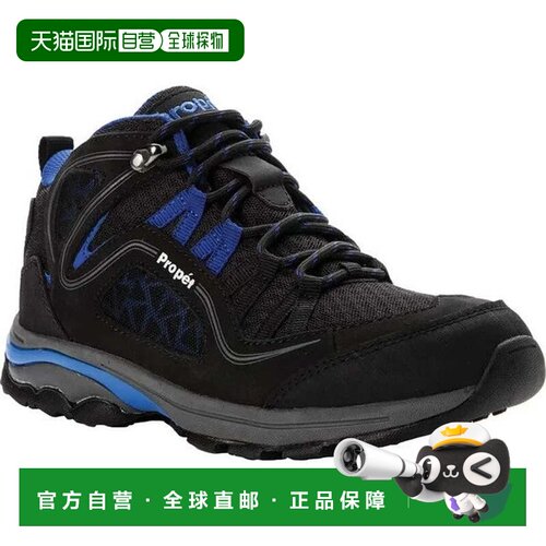 自营Propet Peak WBA002M-007运动鞋女式黑色防水徒步鞋JOBB1318-