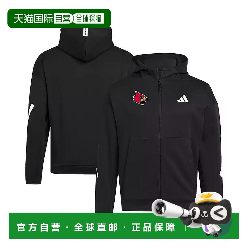 1h可退 【美国直邮】adidas 男士 帽衫运动夹克衫