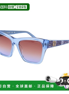 自营 Guess女式太阳镜-蓝色 美国奥莱直发新款