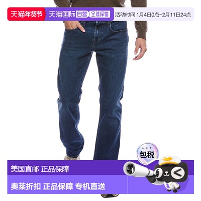 自营7 For All Mankind Gahanna Warren Brett Jean - washed bla