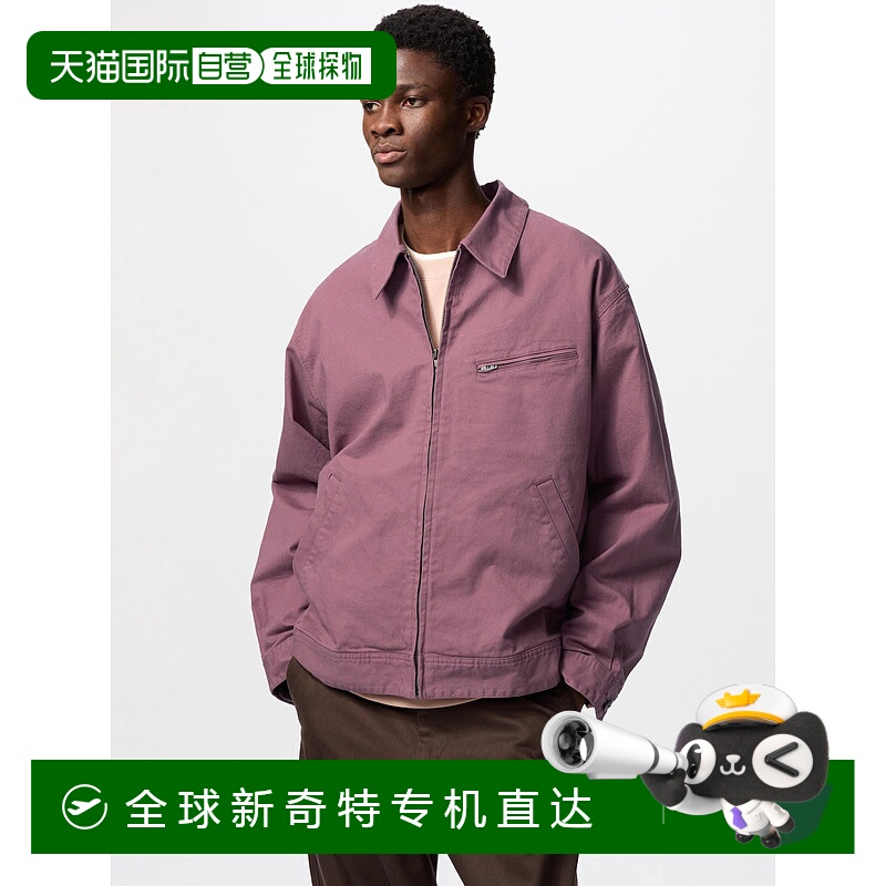 日本直邮UNIQLO优衣库 简约舒适百搭休闲拉链长袖夹克外套 男款