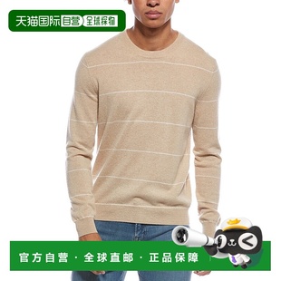 自营Amicale Cashmere Tonal Stripe Cashmere Crewneck Sweater