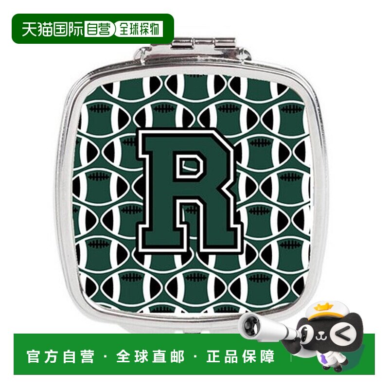 自营 Carolines Treasures CJ1071-RSCM 字母 R 足球绿色和正品