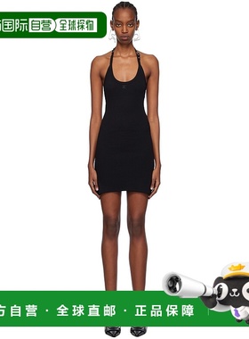 1h可退 香港直邮潮奢 Courreges 女士 黑色 Holistic Buckle 90's