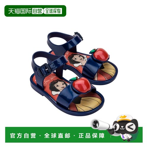 自营Mini Melissa Mar + Disney Baby Sandal - blue 美国奥莱直