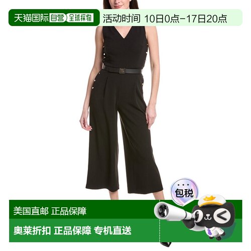 自营Anne Klein Jumpsuit - black 美国奥莱直发连体裤