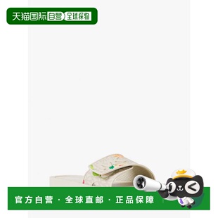 美国奥莱 香草组合 自营michael korsPalmer印花签名徽标滑动凉鞋