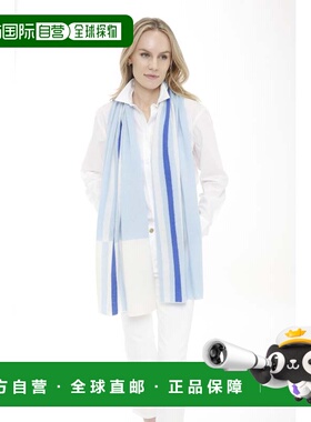自营in2Cashmere Stripe Topper - blue combo 美国奥莱直发