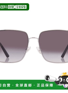 自营Coach Grey Gradient Square Ladies Sunglasses HC7174D 900