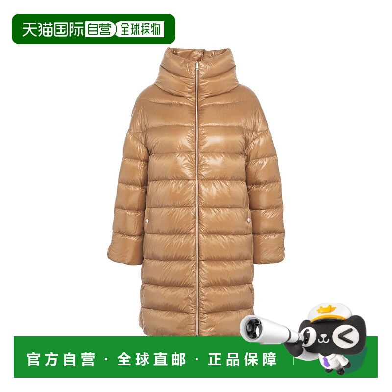 自营hernoDown-Filled Puffer Jacket With High Collar - neutra