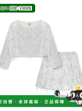 自营Habitual Allover 流苏亮片套装 - 灰色 美国奥莱直发