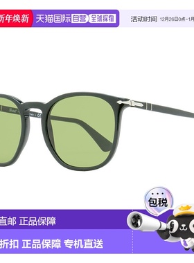 自营 Persol 中性大号 Pantos 太阳镜 PO3316S 11884E 深绿色 54