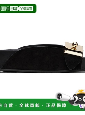 1h可退 香港直邮潮奢 Lanvin 朗雯 女士 黑色 Tinkle 凉鞋 FWCSML