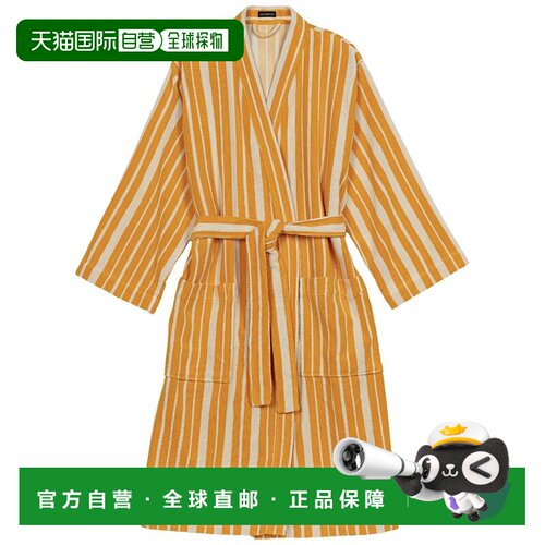 自营Marimekko Raide Bathrobe - Yellow 浴袍美国直发奥莱
