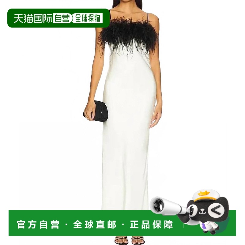 自营 delfi collective象牙色/黑色女士连衣裙 美国奥莱直发