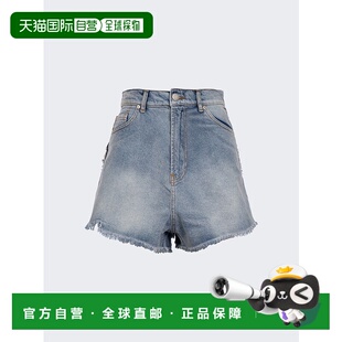 浅洗蓝 zinko牛仔心形短裤 美国奥莱直发 natasha 自营