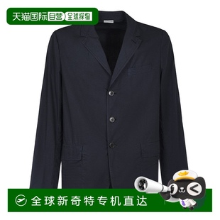 带凹口翻领 noten经典 蓝色运动夹克 美国奥 蓝色 dries 自营 van