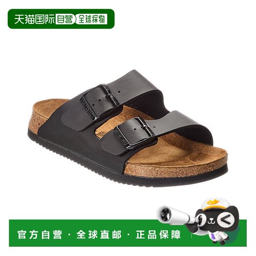 自营Birkenstock亚利桑那州PROF Birko-Flor凉鞋-黑色 美国奥莱直