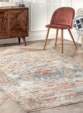 nuLOOM Marley Cardinal Cartouche 地毯 - 米色 【美国奥莱】直