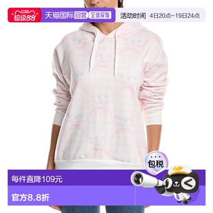 自营Vintage Havana Proweave Gingham Printed Hoodie - pink 美