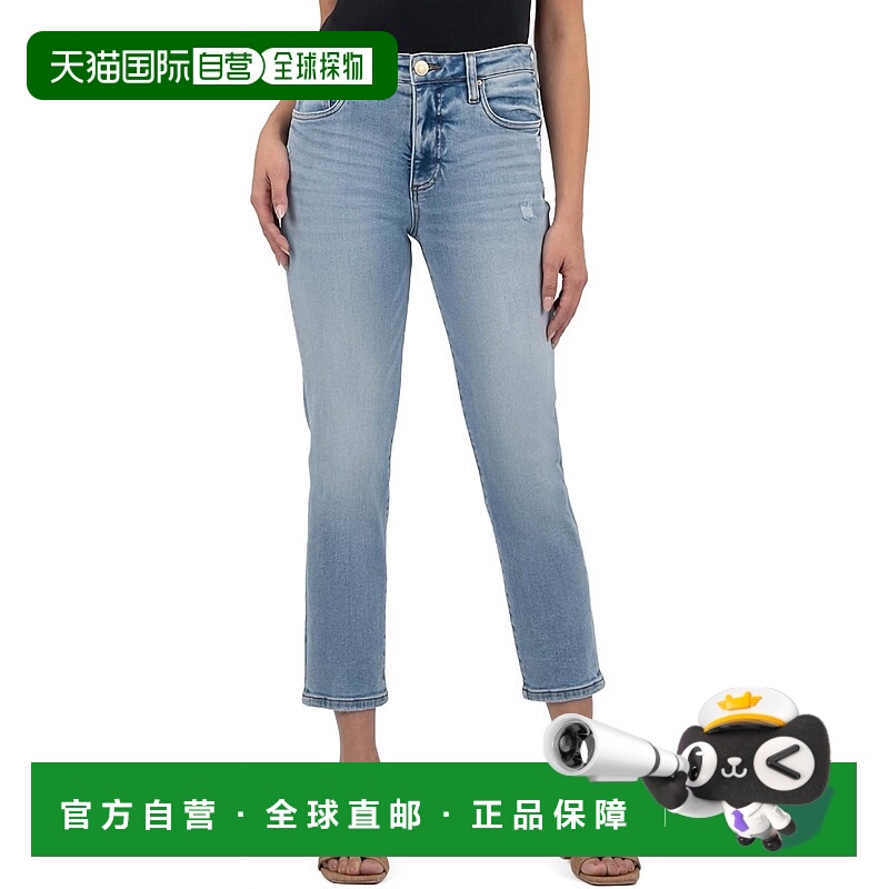 自营kut from the klothRachael High Rise Fab Ab Mom Regular H