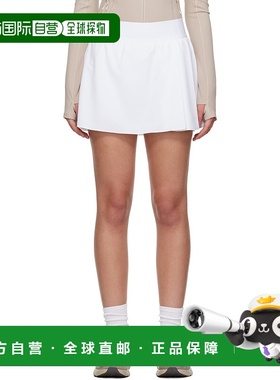 1h可退 香港直邮潮奢 On 女士 白色 Pleated Court 运动短裙 1WF1