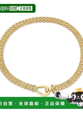 美国直邮Macy's 通用 项链宝石纯银吊坠意大利马蹄项圈珠宝银色