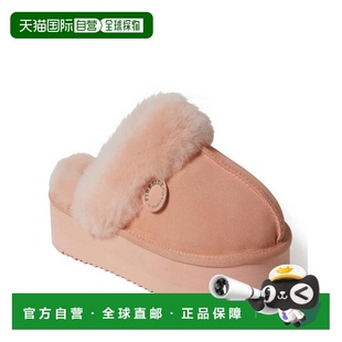 自营Fireside by Dearfoams Women's Melton Genuine Shearling P