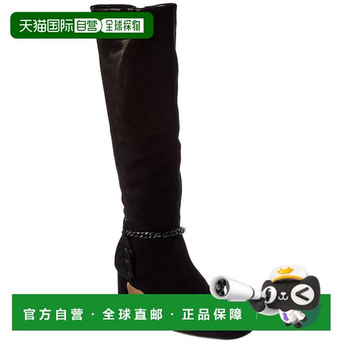 自营Sanctuary电动高绒面革靴子-黑色 美国奥莱直发