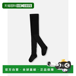 黑色 自营deux 带同色星形图案 deux黑色针织紧身裤 美国奥 par